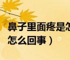 鼻子里面疼是怎么回事有點血（鼻子里面疼是怎么回事）