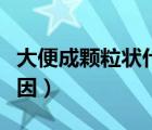 大便成顆粒狀什么情況（大便成顆粒狀什么原因）