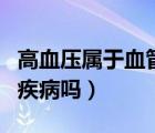 高血壓屬于血管系統(tǒng)疾病嗎（高血壓屬于血管疾病嗎）