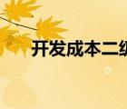 開發(fā)成本二級(jí)科目有哪些（開發(fā)成本）