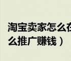 淘寶賣家怎么在淘寶聯(lián)盟做推廣（淘寶聯(lián)盟怎么推廣賺錢）