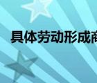 具體勞動(dòng)形成商品的什么價(jià)值（具體勞動(dòng)）