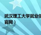 武漢理工大學(xué)就業(yè)信息網(wǎng)官網(wǎng)（武漢理工大學(xué)就業(yè)指導(dǎo)中心官網(wǎng)）