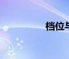 檔位與速度匹配表（檔）