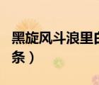 黑旋風(fēng)斗浪里白條人物性格（黑旋風(fēng)斗浪里白條）
