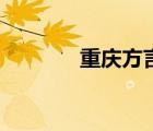重慶方言怎么說（重慶方言）