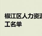 椒江區(qū)人力資源和社會(huì)保障局官網(wǎng)發(fā)布臺(tái)州技工名單