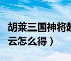 胡萊三國神將趙云技能搭配（胡萊三國武神趙云怎么得）