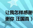 讓我怎樣感謝你 汪國真讀后感（讓我怎樣感謝你 汪國真）