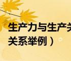 生產(chǎn)力與生產(chǎn)關(guān)系的關(guān)系舉例（生產(chǎn)力與生產(chǎn)關(guān)系舉例）