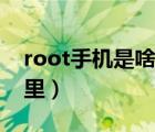root手機(jī)是啥意思（root是什么意思在手機(jī)里）