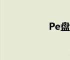 Pe盤(pán)制作（PE盤(pán)制作）