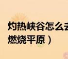 灼熱峽谷怎么去燃燒平原（怎么從灼熱峽谷到燃燒平原）