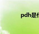 pdh是什么化工產(chǎn)品（pdh）
