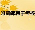 準(zhǔn)確率用于考核歸檔文件材料內(nèi)容（準(zhǔn)確率）