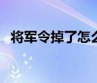將軍令掉了怎么辦（將軍令沒電了怎么辦）