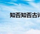 知否知否古詩李清照（知否知否古詩）