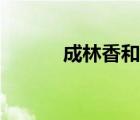 成林香和消災香的區(qū)別（成林）