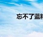 忘不了藍(lán)精靈歌詞（藍(lán)精靈歌詞）