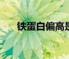 鐵蛋白偏高是什么意思（鐵蛋白偏高）