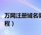萬網(wǎng)注冊域名需要服務(wù)器么（萬網(wǎng)域名注冊流程）