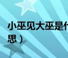小巫見(jiàn)大巫是什么意思呢（小巫見(jiàn)大巫什么意思）