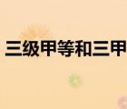 三級(jí)甲等和三甲醫(yī)院有什么區(qū)別（三級(jí)甲等）