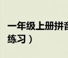 一年級(jí)上冊(cè)拼音拼讀訓(xùn)練題（一年級(jí)上冊(cè)拼音練習(xí)）