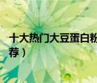 十大熱門大豆蛋白粉排行榜（精選10款營養(yǎng)大豆蛋白質(zhì)粉推薦）