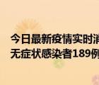 今日最新疫情實(shí)時消息 寧夏9月28日新增本土確診病例2例、無癥狀感染者189例