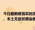 今日最新疫情實(shí)時(shí)消息 湖南11月6日新增本土確診病例10例、本土無癥狀感染者257例