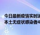 今日最新疫情實時消息 福建11月8日新增本土確診病例3例、本土無癥狀感染者42例