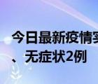 今日最新疫情實時消息 廣東中山新增確診1例、無癥狀2例
