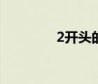 2開頭的股票（2開紙尺寸）