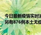 今日最新疫情實(shí)時(shí)消息 廣東昨日新增本土“281+8381”，另有876例本土無(wú)癥狀轉(zhuǎn)確診