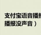 支付寶語(yǔ)音播報(bào)延遲是怎么回事（支付寶語(yǔ)音播報(bào)沒聲音）