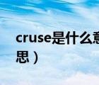 cruse是什么意思中文翻譯（cruse是什么意思）