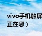 vivo手機(jī)觸屏校準(zhǔn)的方法（vivo手機(jī)觸屏校正在哪）