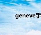 geneve手表大概價格（geneve）