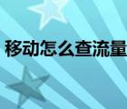 移動怎么查流量使用明細(xì)（移動怎么查流量）