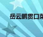 岳云鵬貫口菜名（岳云鵬貫口 報菜名）