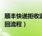 順豐快遞拒收退款多久到賬（順豐快遞拒收退回流程）