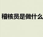 稽核員是做什么工作的（稽核員是做什么的）