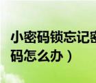 小密碼鎖忘記密碼如何設(shè)置（小密碼鎖忘記密碼怎么辦）