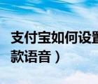 支付寶如何設(shè)置收款次數(shù)（支付寶如何設(shè)置收款語音）