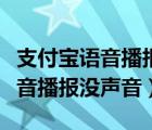 支付寶語(yǔ)音播報(bào)怎么綁定兩個(gè)手機(jī)（支付寶語(yǔ)音播報(bào)沒(méi)聲音）