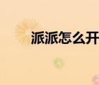 派派怎么開(kāi)小號(hào)（派派怎么加好友）