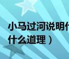 小馬過河說明什么道理讀后感（小馬過河說明什么道理）