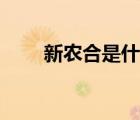新農(nóng)合是什么梗（新農(nóng)合是什么梗）