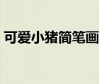 可愛小豬簡筆畫卡通（可愛小豬簡筆畫圖片）
